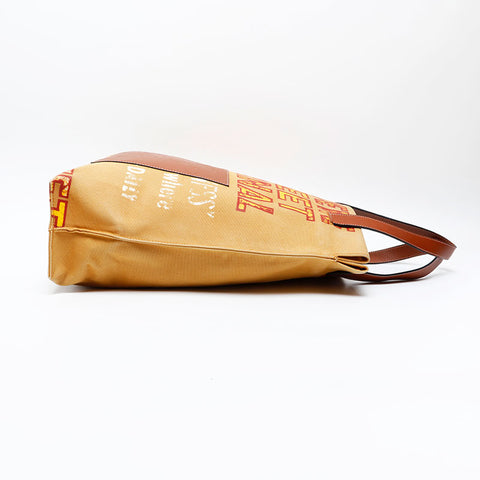 LOEWE Canvas logo Tote Bag Brown WS20650