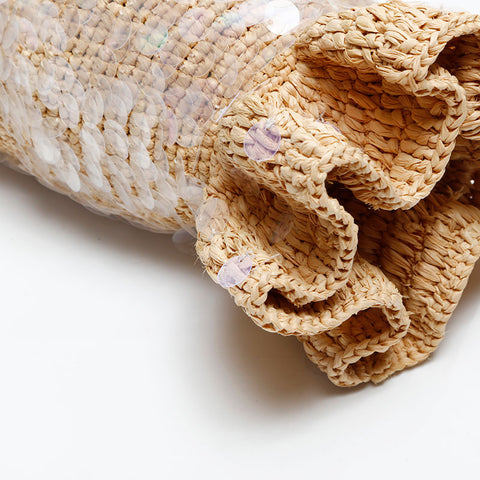 LOEWE Raffia Fish Basket Bag Paula's Ibiza Shoulder Bag beige WS20651