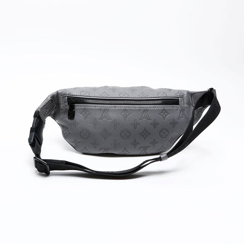 LOUIS VUITTON Monogram Shadow Discovery Bumbag PM Waist bag gray WS20656
