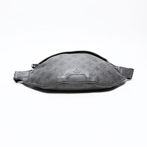LOUIS VUITTON Monogram Shadow Discovery Bumbag PM Waist bag gray WS20656
