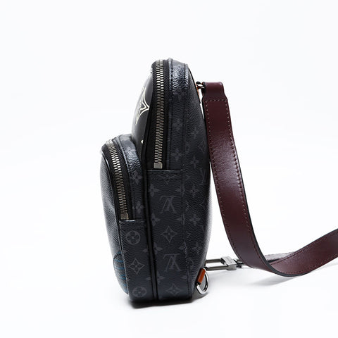 LOUIS VUITTON 2020 Monogram Amazon Sling Shoulder Bag black WS20657