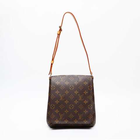LOUIS VUITTON 1998 Monogram Musette Salsa Shoulder Bag Brown WS20659