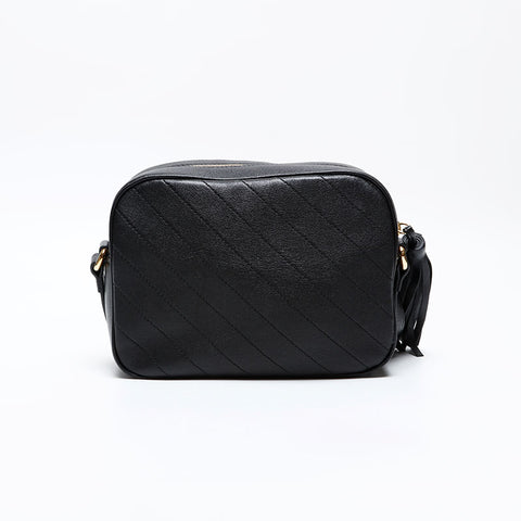 GUCCI Blondie Camera Bag Leather Shoulder Bag black WS20664