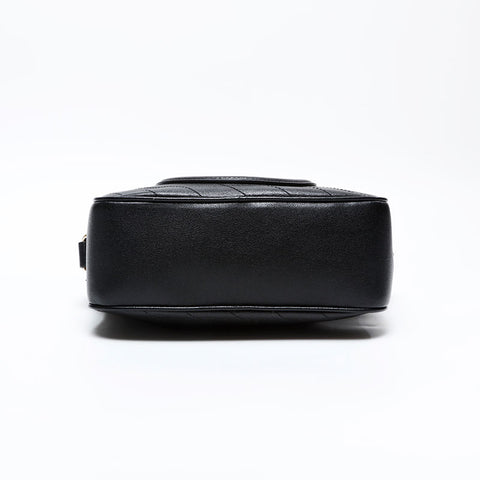 GUCCI Blondie Camera Bag Leather Shoulder Bag black WS20664