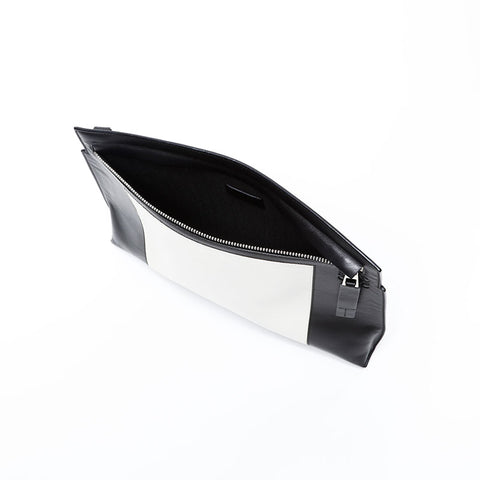 LOEWE Leather Anagram Clutch bag black WS20671