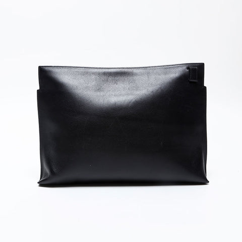 LOEWE Leather Anagram Clutch bag black WS20671