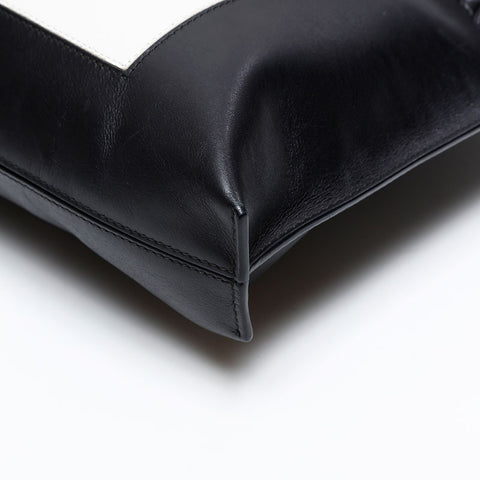 LOEWE Leather Anagram Clutch bag black WS20671