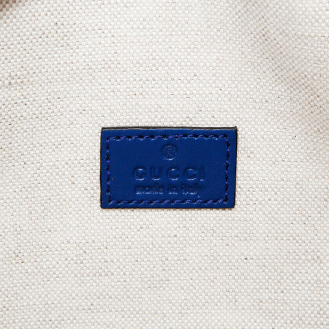 GUCCI Perforated GG Monogram Supreme Waist bag blue WS20676