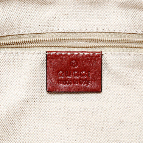GUCCI GG Canvas Sukey 2way Handbag Brown WS20677