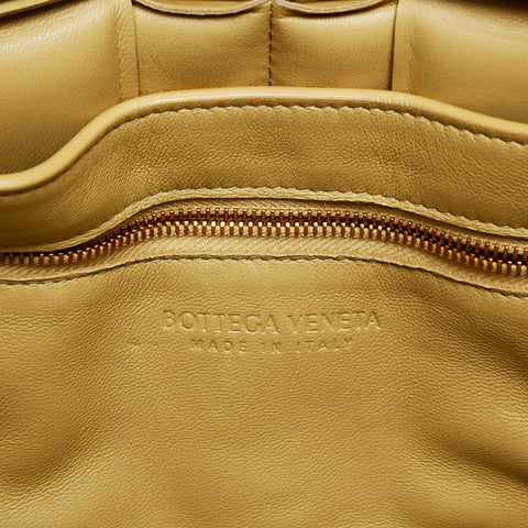 BOTTEGAVENETA INTRECCIATO Cassette Padded Shoulder Bag yellow WS20678
