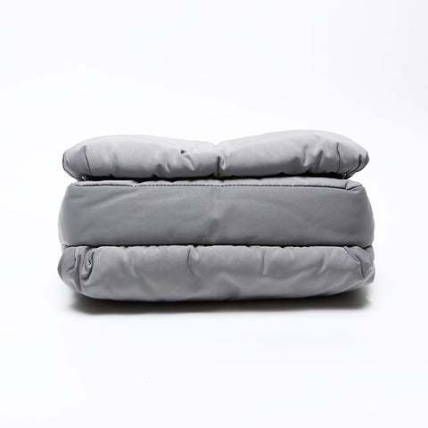 LOEWE Nylon Puffer Goya Shoulder Bag gray WS20679