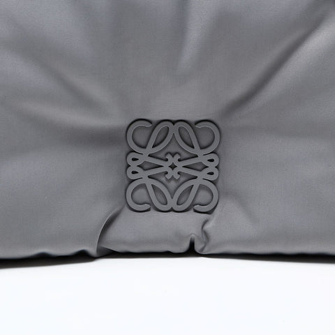 LOEWE Nylon Puffer Goya Shoulder Bag gray WS20679