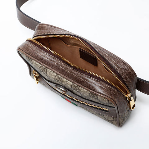 GUCCI GG Supreme Belt Bag Waist bag Brown WS20682