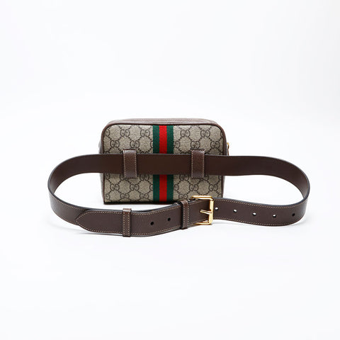 GUCCI GG Supreme Belt Bag Waist bag Brown WS20682