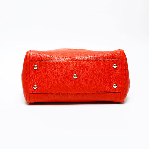 GUCCI soho tassel leather Handbag Orange WS20683