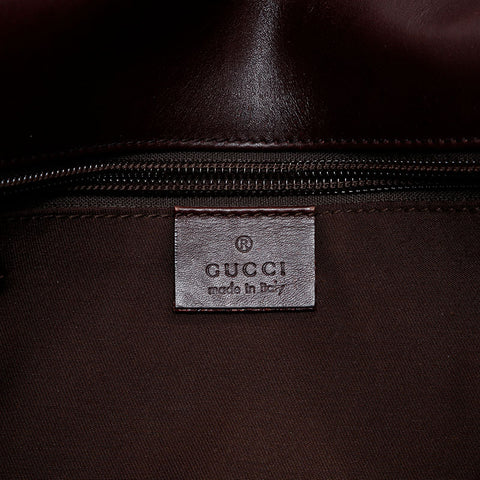 GUCCI GG Supreme Messenger Shoulder Bag Brown WS20684