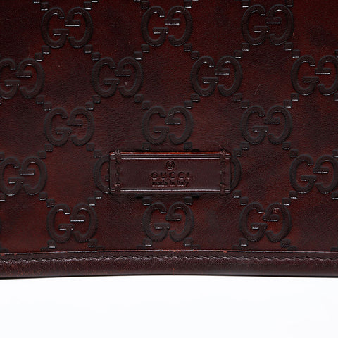 GUCCI GG Supreme Messenger Shoulder Bag Brown WS20684