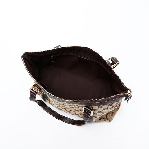 GUCCI GG canvas Tote Bag Brown WS20686