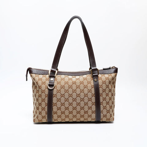GUCCI GG canvas Tote Bag Brown WS20686