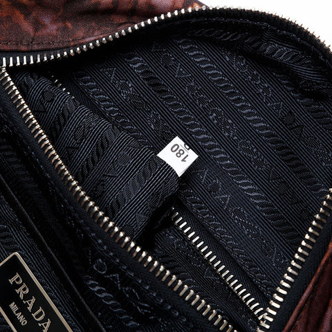 PRADA Nylon 2way Boston bag Boston bag Brown WS20694