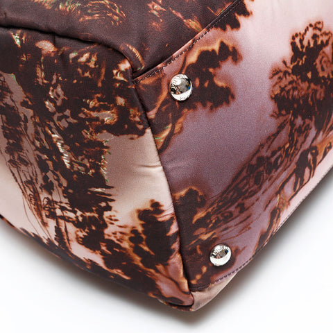 PRADA Nylon 2way Boston bag Boston bag Brown WS20694