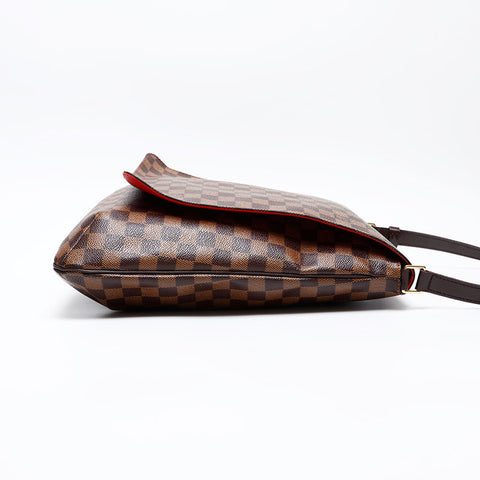 LOUIS VUITTON 2006 Damier Musette Shoulder Bag Brown WS20695