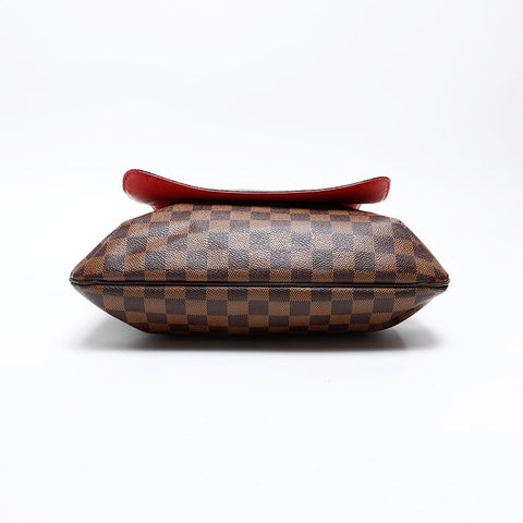 LOUIS VUITTON 2006 Damier Musette Shoulder Bag Brown WS20695