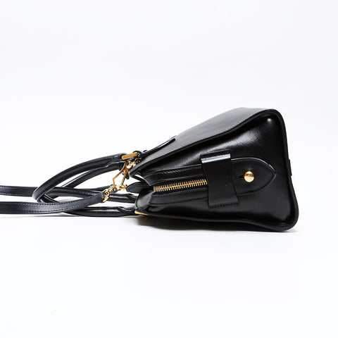 PRADA Saffiano 2way Handbag black WS20698