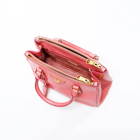 PRADA Galleria Saffiano Handbag pink WS20700