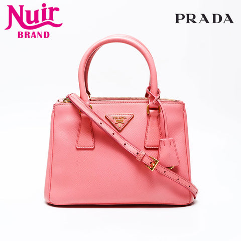 PRADA Galleria Saffiano Handbag pink WS20700