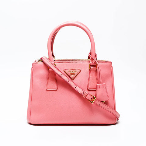 PRADA Galleria Saffiano Handbag pink WS20700