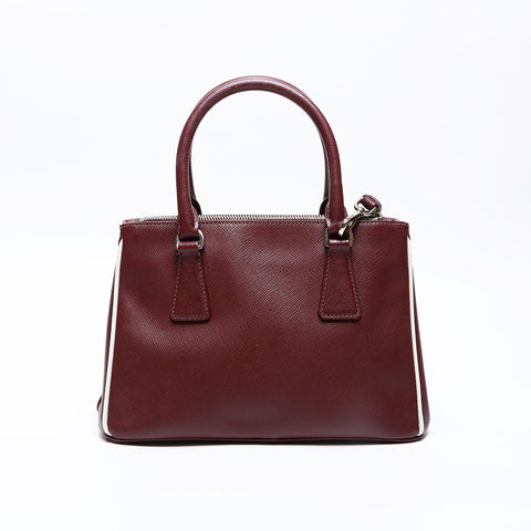 PRADA Galleria 2way Saffiano Handbag Brown WS20703