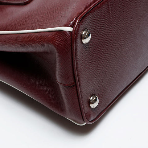 PRADA Galleria 2way Saffiano 手提包 棕色 WS20703