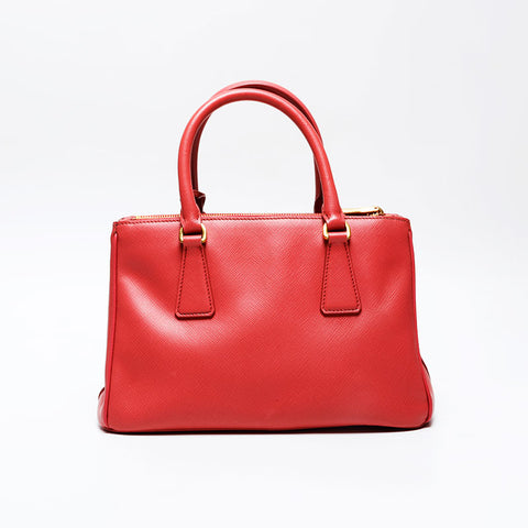 PRADA Saffiano Leather Galleria Small Handbag pink WS20704