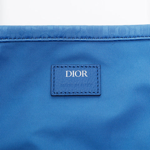 Christian Dior Pile Beach Bag Trotter Tote Bag blue WS20705