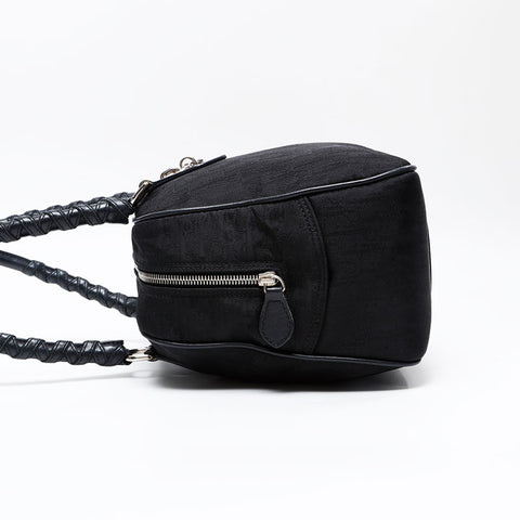 Christian Dior Diorissimo Trotter Nylon Lovely Shoulder Bag black WS20707
