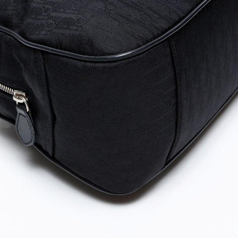 Christian Dior Diorissimo Trotter Nylon Lovely Shoulder Bag black WS20707