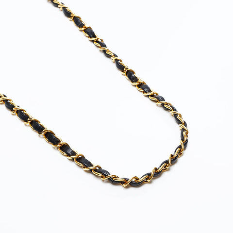 シャネル CHANEL 2番台 1991-1994 トップハンドル ラムスキン シェブロン チェーン ショルダーバッグ ブラック WS20713