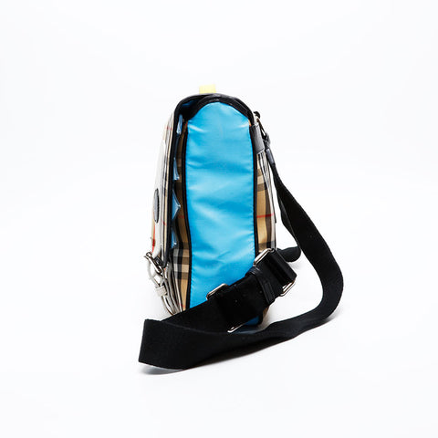 BURBERRY Check Canvas Monster Motif Backpack Â· Daypack beige WS20718