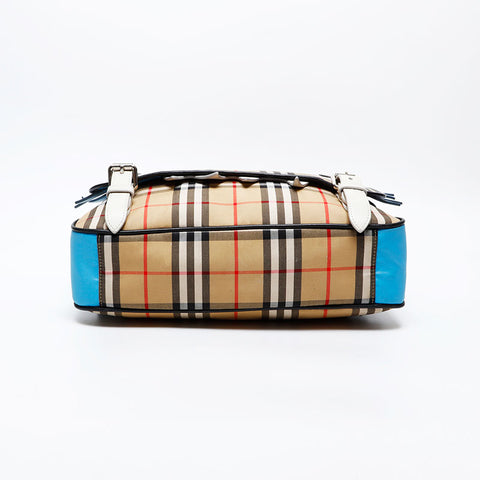 BURBERRY Check Canvas Monster Motif Backpack Â· Daypack beige WS20718