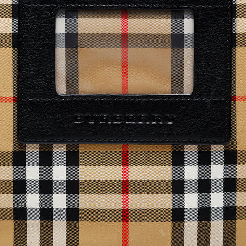 BURBERRY Check Canvas Monster Motif Backpack Â· Daypack beige WS20718
