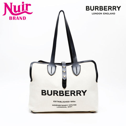 BURBERRY Canvas logo Shoulder Bag beige WS20719