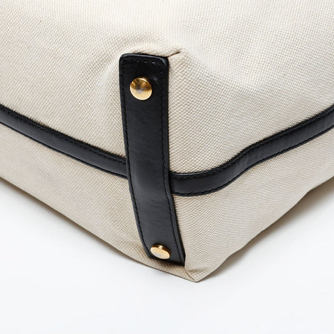 BURBERRY Canvas logo Shoulder Bag beige WS20719