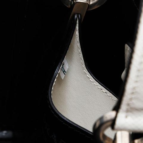 PRADA Saffiano 2way Pannier Small Handbag white WS20723