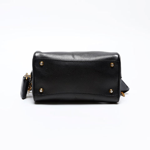 PRADA Mini 2way Boston Saffiano Shoulder Bag black WS20726