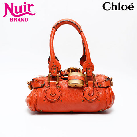 Chloe Leather Paddington Mini Shoulder Bag Brown WS20729