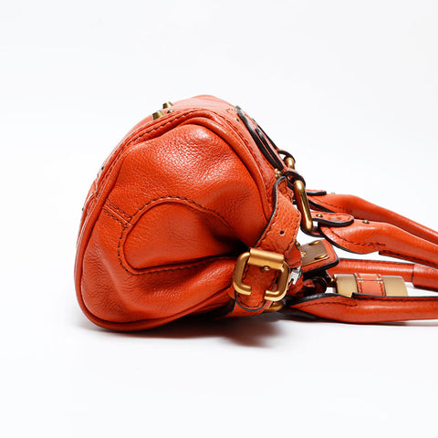 Chloe Leather Paddington Mini Shoulder Bag Brown WS20729