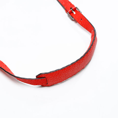 FENDI Celeria leather Shoulder Bag Red WS20730