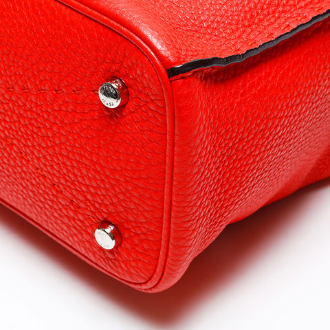 FENDI Celeria leather Shoulder Bag Red WS20730