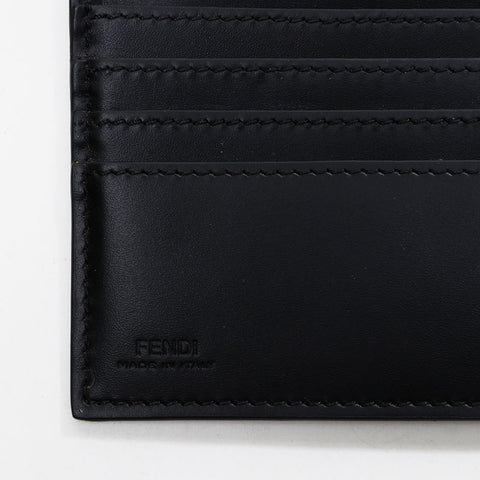 FENDI leather logo Shoulder Bag black WS20732